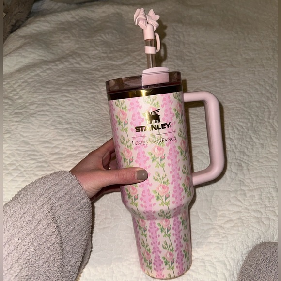 Gourde Isotherme Stanley X Love Shack Fancy – Ice Flow 30 Oz – Rose – NEUVE